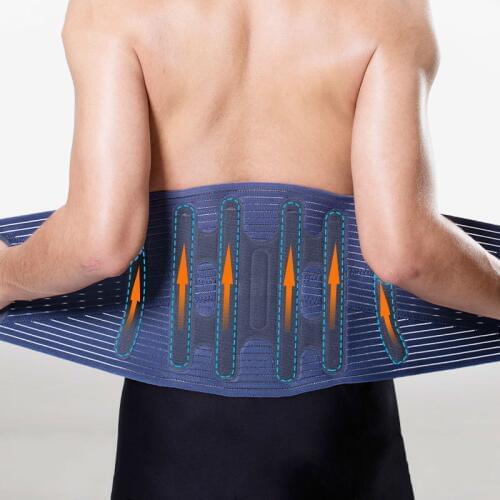 Adjustable Waist Support Belt 2 Springs+4 Elastic Steel Bones Spine Back Support Double Pull Corset Orthopedic faja Lumbar Brace