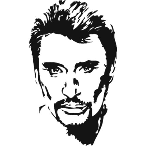 RuleMylife Generic Johnny hallyday Rear Window Sticker Fairy Moon star Wall car stickers decal anime cute car accessories decoration pegatinas para coche