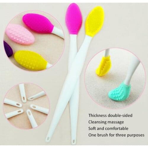 5Colors Blackhead Removal Brush Nose Clean Tool Beauty Skin Care Wash Face Silicone Brush 2021 Hot Style