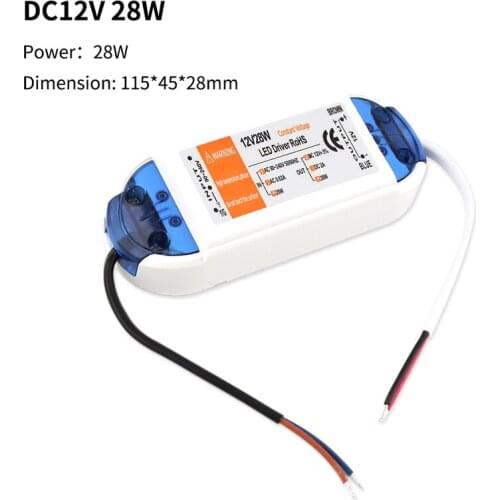 LED Transformer Source Power Supply Adapter LED Universal Charger 12V 28W LED Driver Lighting Power Supply AC DC 220V TO 12V
