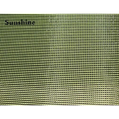Carbon Aramid Fiber Hybrid Fabric Yellow Plain woven Hollow Sq Factory Outlet Carbon Fiber Aramid Cloth 185gsm