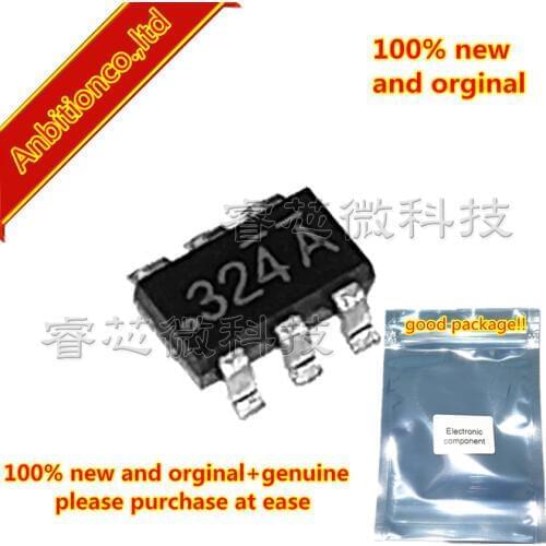 10pcs 100% new and orginal FDC6324L SOT23-6 3245 silk-screen 324 SOT23-6 Integrated Load Switch in stock