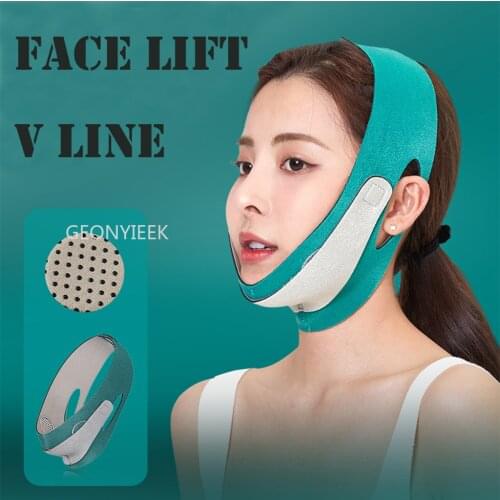 Women Slimming Chin Cheek Slim Lift Up Mask V Face Line Belt Anti Wrinkle Strap Band Facial Beauty Tool Face Slimming Bandage