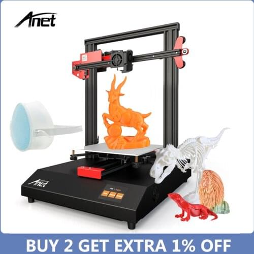 Anet ET4 3D Printer Metal Frame Structure Auto Leveling Resume Power Failure Printing Filament Run Out Detection 220*220*250mm