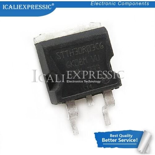5PCS STTH30R03CG STTH30R03 30R03 TO-263 300V 30A new original In Stock