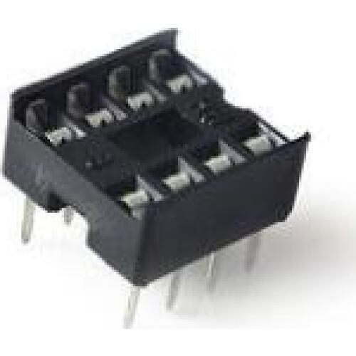 60pcs/lot 8P IC chip mounting socket outlet DIP8 IC socket