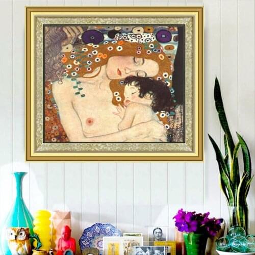 Diamond Embroidery Diy Diamond Painting Cross Stitch Kits Diamond Mosaic Mother and child Full Square Diamond Embroidery RS070