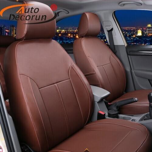 AutoDecorun PU leather cover seat for ford s-max 2008 seat covers cars seat cushion Custom fit covers seat coverage protectors