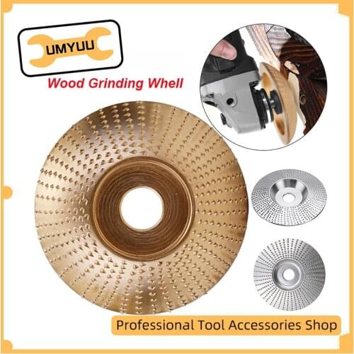 UMYUU 16mm 5/8" Bore Extreme Shaping Disc Tungsten Carbide Wood Sanding Carving Tool Abrasive Disc Tools for Angle Grinder
