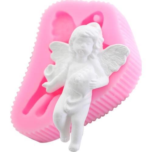 Fudge Mold Cake Molds Mould Handmade Silicone Jelly Mould DIY Clay Molds Aroma Stone PRZY Angel of Love Food Grade Silicone 001
