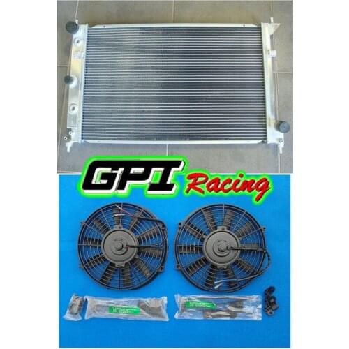 GPI Aluminum Radiator for Ford Falcon BA BF V8 Fairmont XR8 & XR6 Turbo + fans