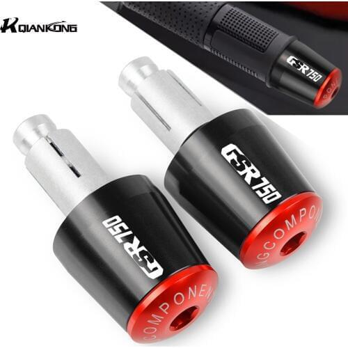 GSR750 LOGOC Motorcycle Bar Ends Hand Grip Handlebar End Caps Cover For Suzuki GSR 750 2012 2013 2014 2015 2016 2017 2018 2019