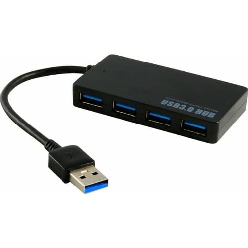 USB 3.0 Hub 4 Port Extender 5Gbps Portable Multiport Splitter Expansion For Laptop PC Mac Laptop Desktop Computer Accessories