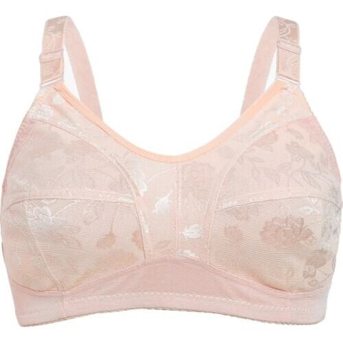 Fashion Women Comfortable Cotton Bra Gift For Mom Soft Bralette Underwear Stretch Plus Size Women Brassiere