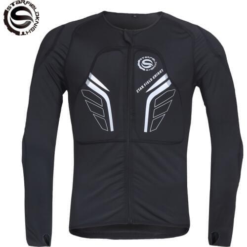 New Motorcycle Jacket Armor Body Protection Motor Turtle Racing Moto Cross Back Support Shoulder/Arm Protector Breathable Shirt