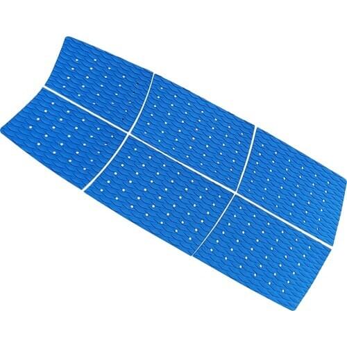 6 Pieces Non-slip Mat Surfboard Surfboard Traction Pad Skimboard