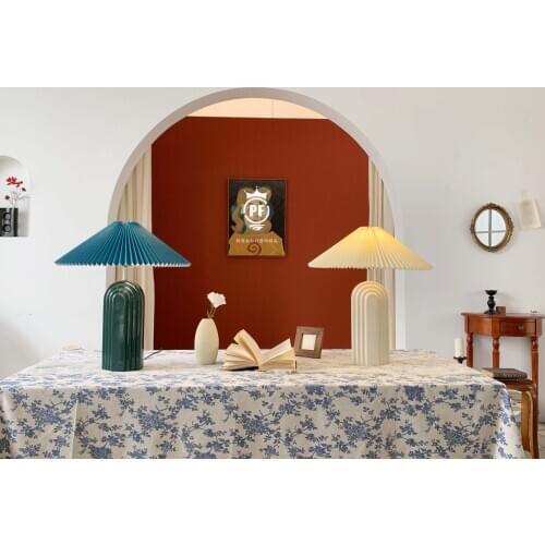 Nordic ceramic Led lamp, living room, hotel designer bedroom bedside home decoration, antique lamps, table lamp