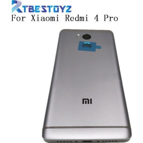 Original For Xiaomi Redmi 4 Pro/Redmi 4 Prime Metal Battery Door Cover Housing Back Cover With Power Volume Buttons+Camer
