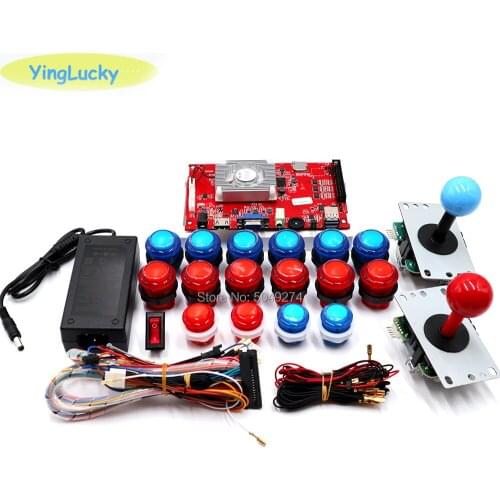 Pandora box 3D key 7 2323 IN 1 arcade LED button sanwa joystick copy Arcade diy kit video game console Pandora game board DIY