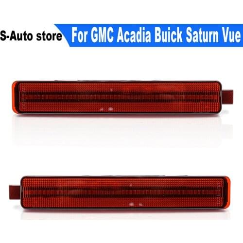 A Pair Rear Bumper Led Reflector Lights For Cadillac CTS CTS-V For Chevy Equinox Trailblazer SS For GMC Acadia Buick Saturn Vue