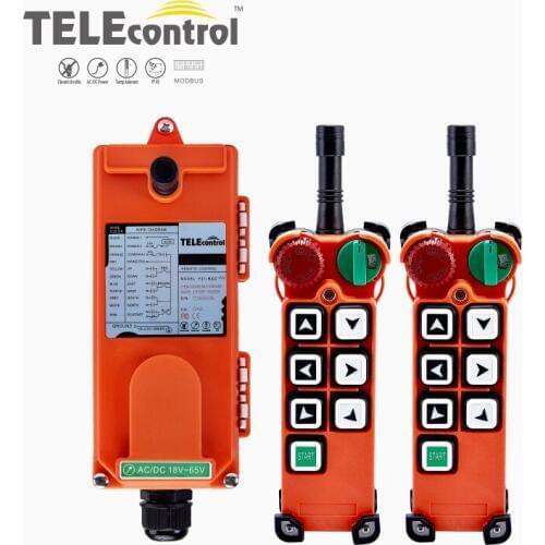 Industrial Remote Control F21-E2 Hoist Crane lift button 6 buttons 1 receiver+ 2 transmitters for truck hoist crane
