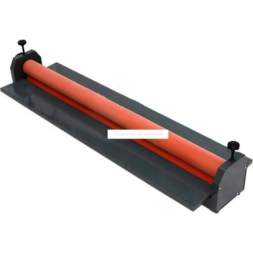 Hand Operate Manual Laminating Machine Cold Roll Laminator Coating Max Width 131cm Thickness 15mm Iron Metal Cold Roll Laminator