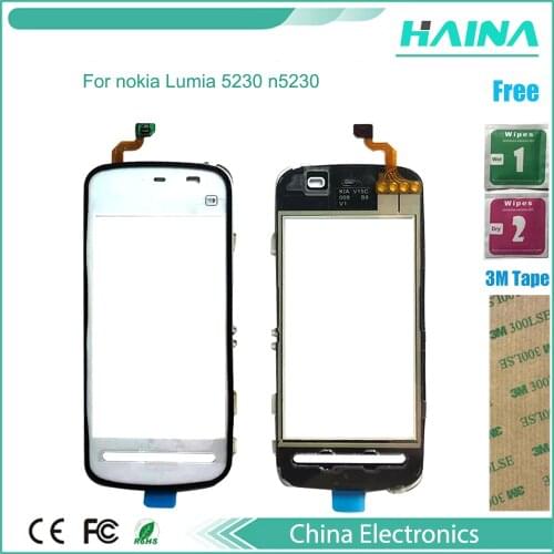 3.0 inch Touchscreen Sensor For nokia Lumia 5230 n5230 Lumia 5800 n5800 touch Capactive Front Glass Touch Screen Digitizer Panel