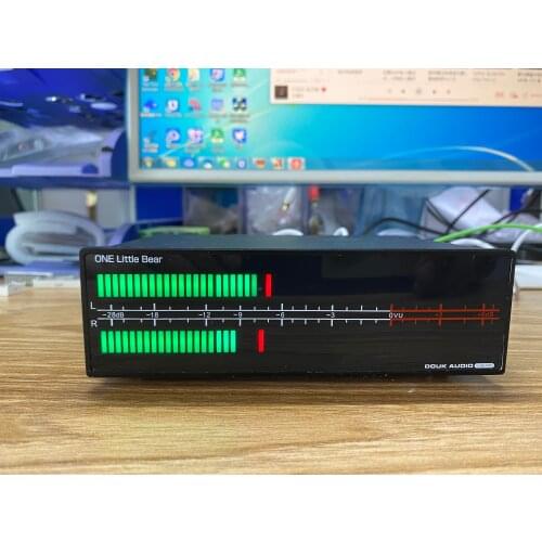 VU56-PRO Two-color LED Stereo Music Spectrum Analyzer Level Meter 2X56 Bits