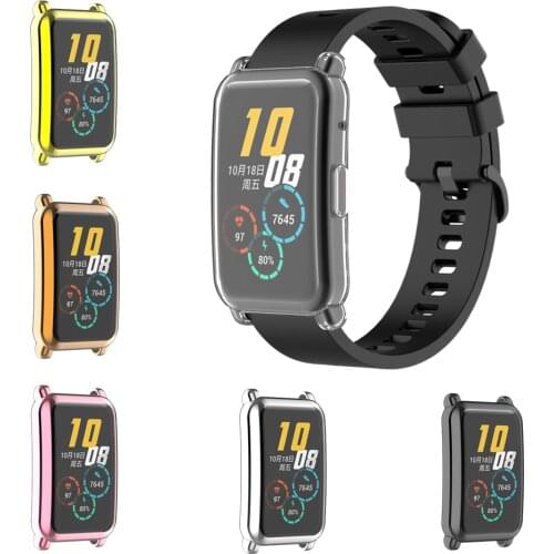 Full Protective TPU Cover Case For Honor Watch ES Plating Silicone Protective Shell For Huawei Honor ES Smart watch Cases Bumper