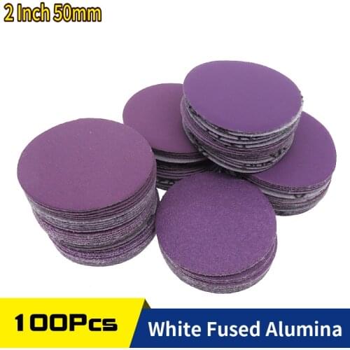 2 Inch Sanding disc Hook Loop 60-10000 Grit Sandpaper Aluminum for Wood Furniture Finishing,Metal Grinding,Automotive Polishing