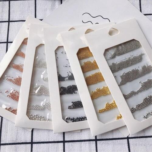 DIY jewelry accessories different color specifications rice beads nail art decorative jewelry materials