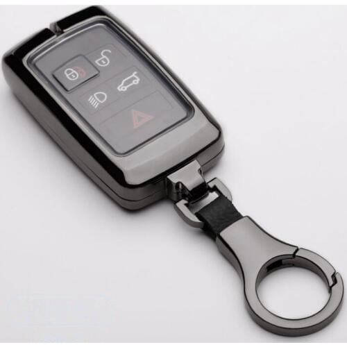 Car Galvanized Alloy TPU Key Case Holder For Land Rover Range Rover Discovery 5 Sport For JAGUAR XE XF XJ F PACE 2017 2018 2019