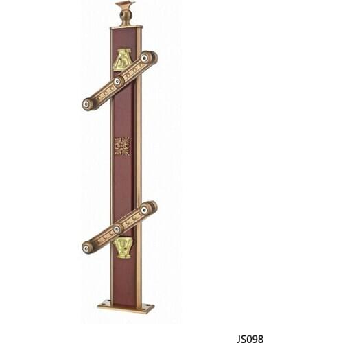 Freeshipping 950mm JS098 Column Customade Floor Mount Newel Handrail Armrest Post Pillar Pole for Staircase