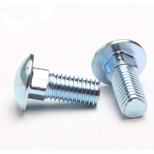 GB14 Carriage Screws Carriage Bolts Shelf Screws Computer Desk Accessories M6*12/16/20/25.....80mm