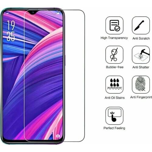 For OPPO A33 2020 Reno4 Z 5G A53 A73 A93 A11K Screen Protector Tempered Glass Case Friendly For OPPO Find X2 Lite Ace2 A12s 53s