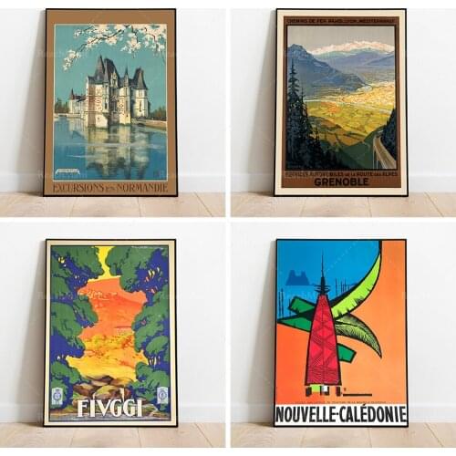 New Caledonia Travel Poster| Vintage Travel Print| Caledonia Wall Art Print| Canvas Print Wall Decor| Poster Print