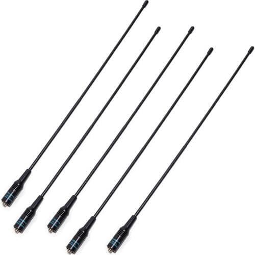 Nagoya NA-771 SMA-F Female Dual Band VHF/UHF 144/430MHz Soft Antenna NA771 For Baofeng UV-5R UV-82 BF-888S Walkie Talkie NA 771