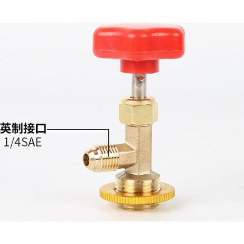 CT338 Refrigerant Can Tap valve R134a refrigerant open valve R22 car air conditioning and fluoride tool