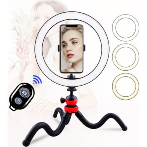 10 ''-26 CM fill light ring with desktop holder for video recording, for Youtube, Tok Tik, photography and video
