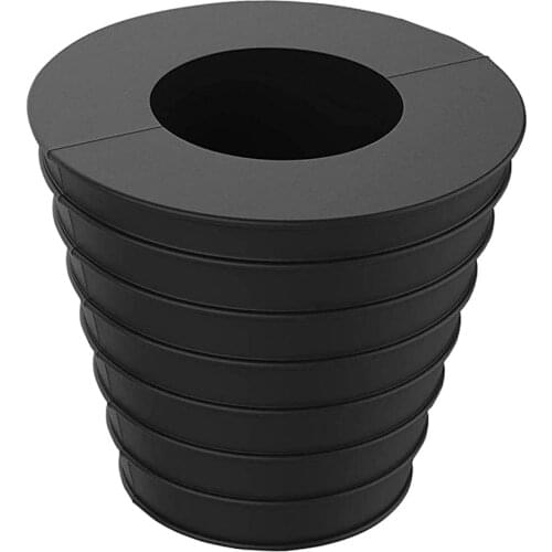 Umbrella Cone Wedge Fits Umbrella Pole Diameter 1.5 Inch/ 38 mm, for Patio Table Hole Opening or Parasol Base Stand (Black)