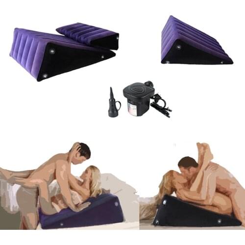 Erotic Sofa Inflatable Sex Aid Pillow Inflatable Love Position Cushione Sex Furniture Adult Games Sex Toys For Couples