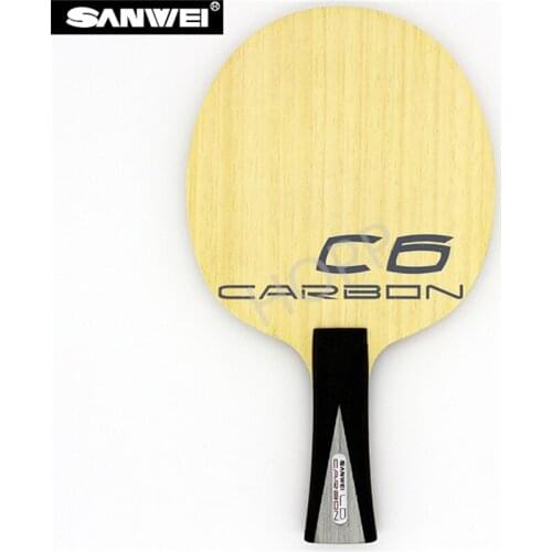 SANWEI C6 LD Table Tennis Blade all-around KOTO surface 5 plywood+ 2 carbon fiber quick attack loop ping pong racket bat paddle