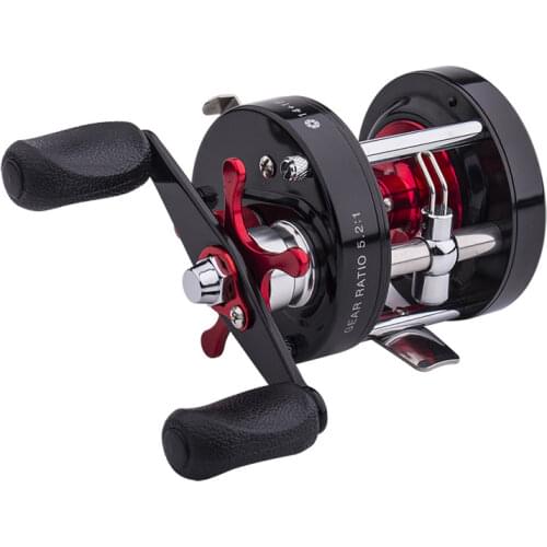 New Metal Drum Fishing Reels 14+1 BB Double Rocker Casting Drum Wheel Trolling Jigging Reel for Saltwater Sea Fishing Reel Pesca