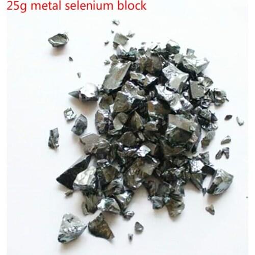 Selenium metal 25g high purity 99.99% pure selenium metal crystal form