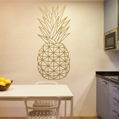 Free shipping pineapple Wallpaper Home Decoration Wall Sticker vinyl Stickers Art Decoration DIY Home Decor
