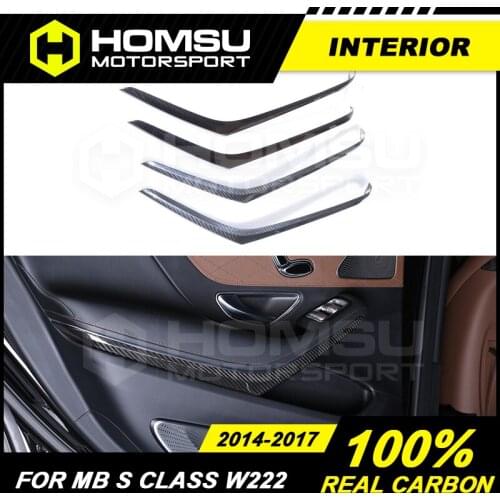 100% Real Carbon Fiber Interior Trim For Mercedes S Class W222 S320 S400 S450 S500 Maybach Dash Car Styling Interior decoration