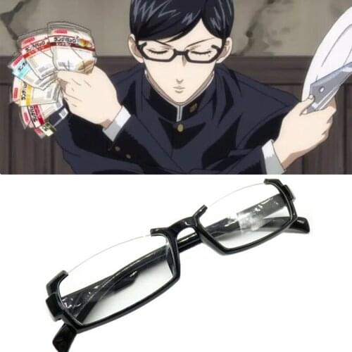Haven't You Heard? I'm Sakamoto Cosplay Sakamoto Cosplay Glasses Fashion Eyeglasses Eyewear Halloween Costume Accessories