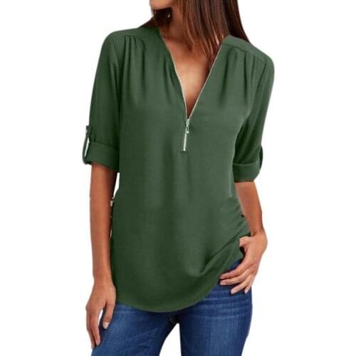 Zagros Womens Chiffon Blouses