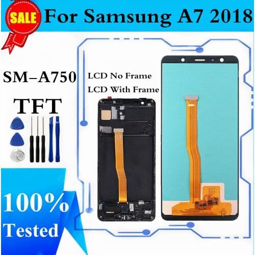 LCD For Samsung Galaxy A750 LCD Touch Screen Digitizer For Samsung A750F A7 2018 LCD Display Replacement Parts