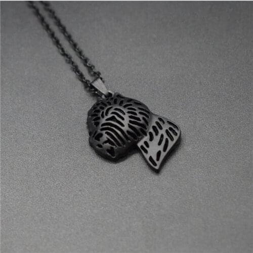 4 Colors New West Highland White Terrier Charm Necklace Trendy Metal Dog Jewellery White Terrier Pendant Necklace Women